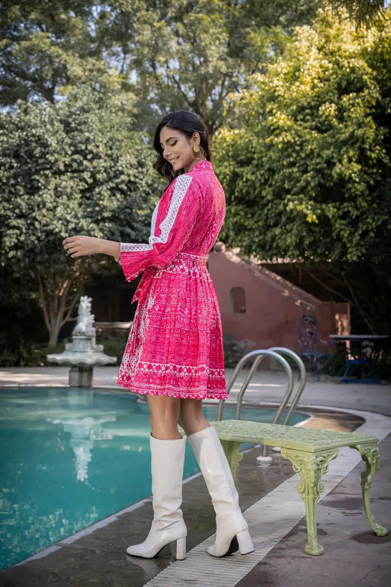 Chic Fit and Flare Cotton Dress for Flattering Style