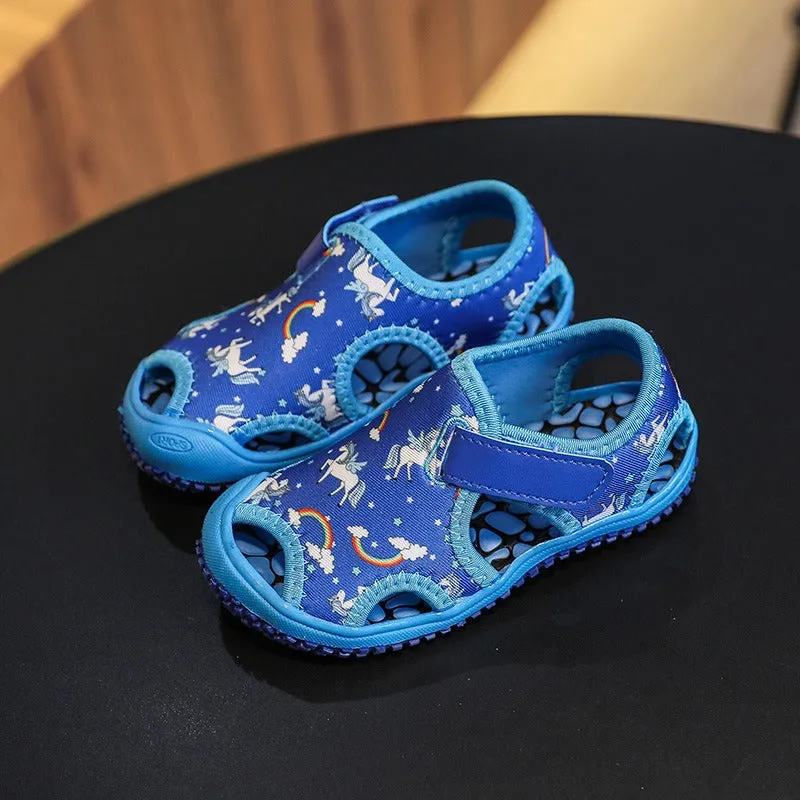 Children's Unicorn Pattern Sandals