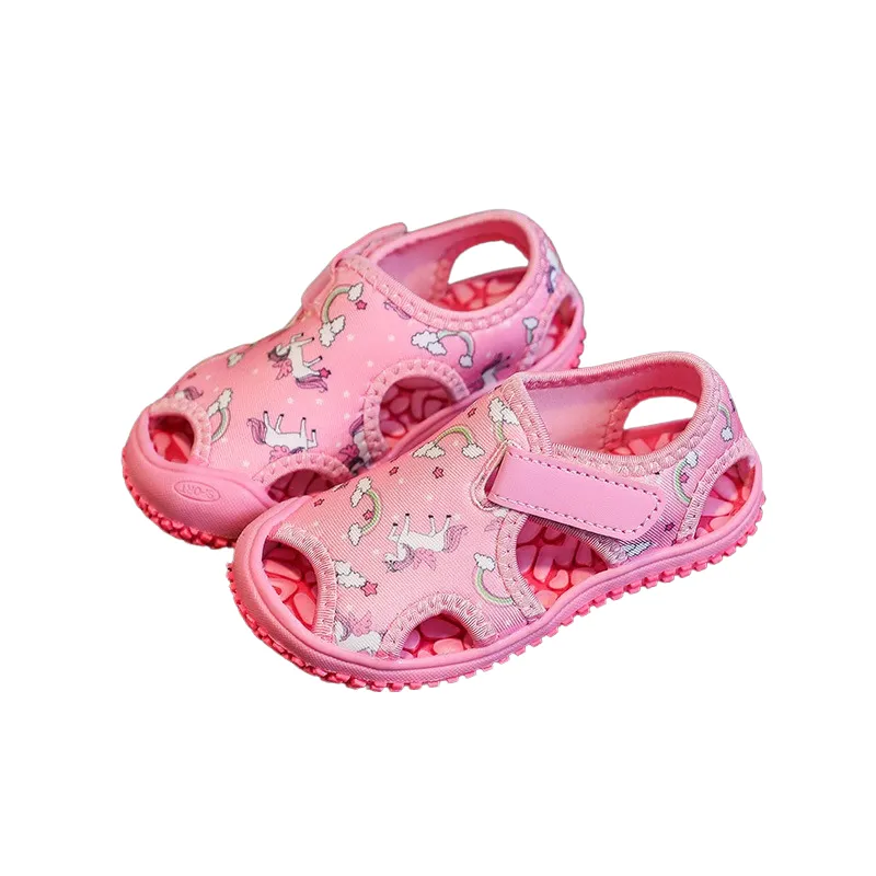 Children's Unicorn Pattern Sandals