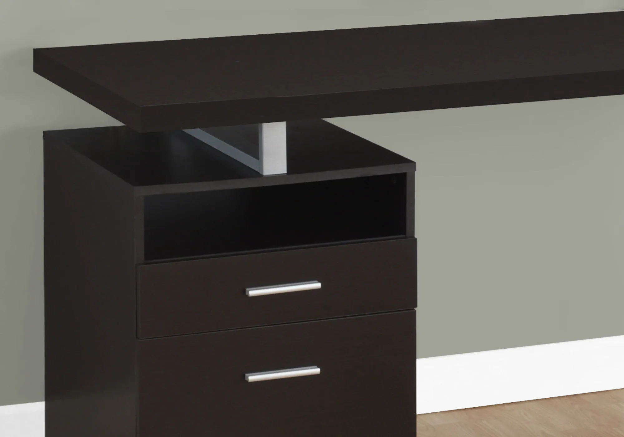 Computer Desk For Home Office, Laptop, Left Right Set - Up, Storage Drawers, Contemporary & Modern by Couch.com