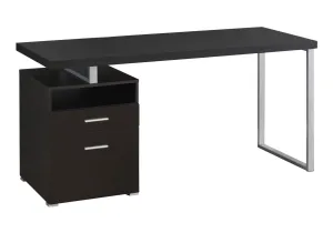 Computer Desk For Home Office, Laptop, Left Right Set - Up, Storage Drawers, Contemporary & Modern by Couch.com