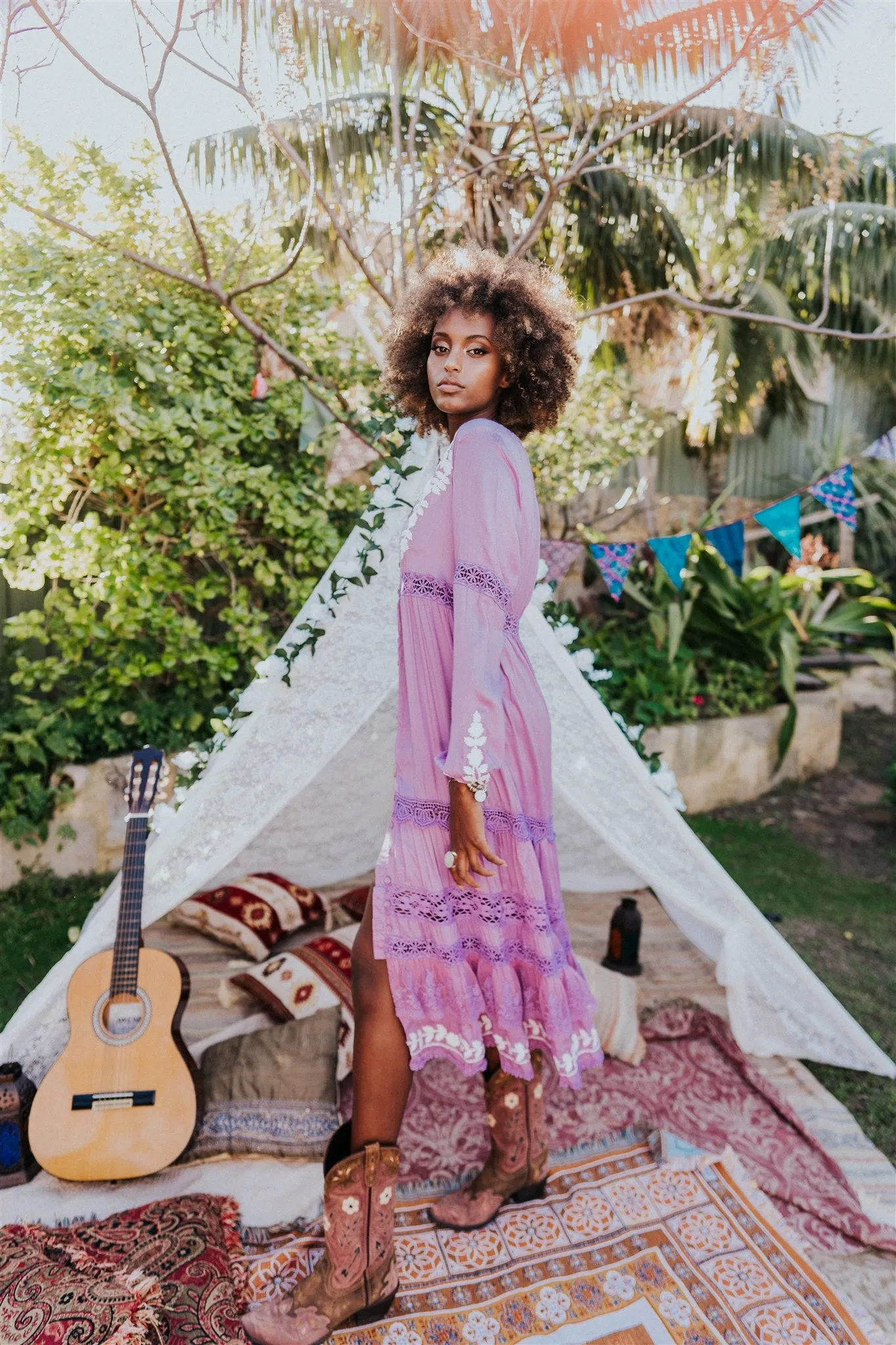 DAYDREAMER MAXI DRESS in LAVENDER