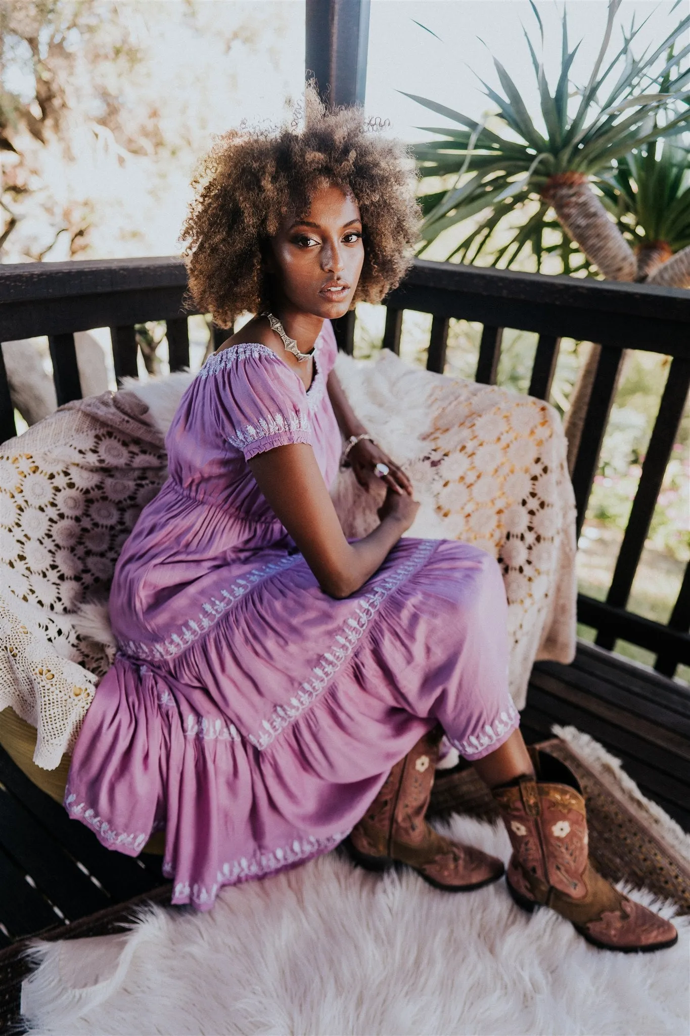 DAYDREAMER MAXI DRESS in LAVENDER