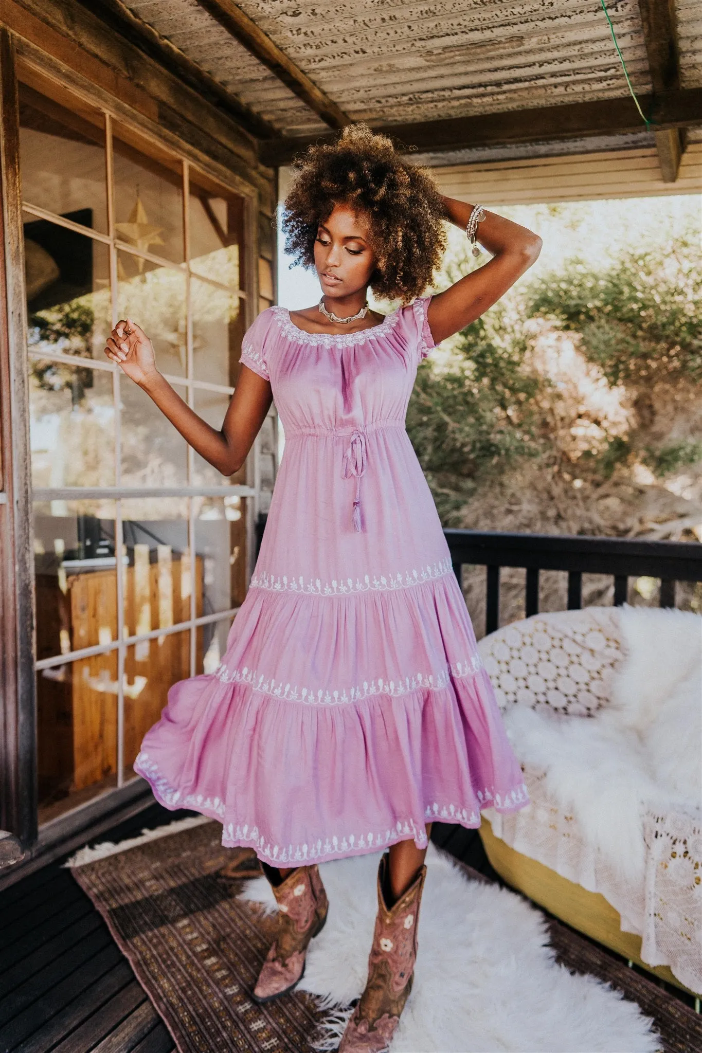 DAYDREAMER MAXI DRESS in LAVENDER