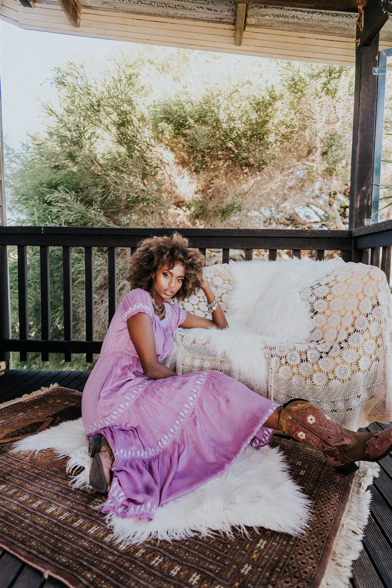 DAYDREAMER MAXI DRESS in LAVENDER