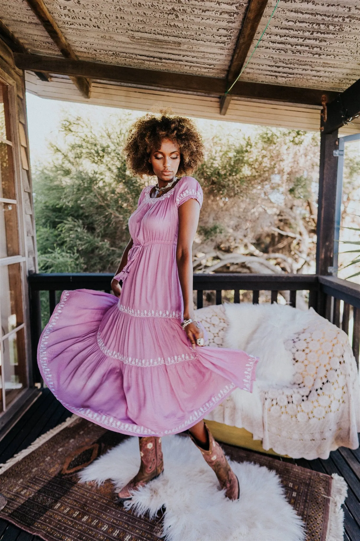 DAYDREAMER MAXI DRESS in LAVENDER