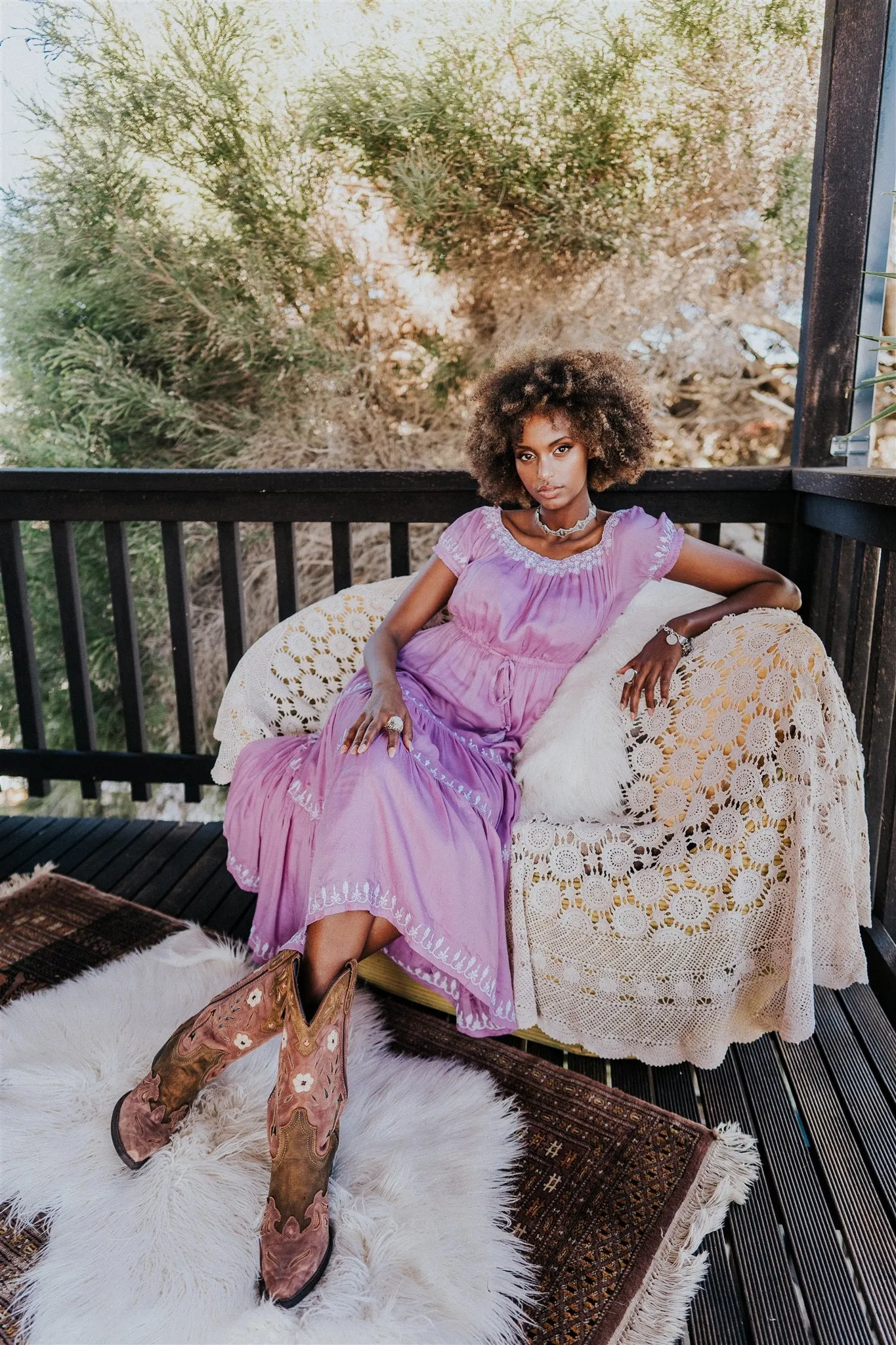 DAYDREAMER MAXI DRESS in LAVENDER