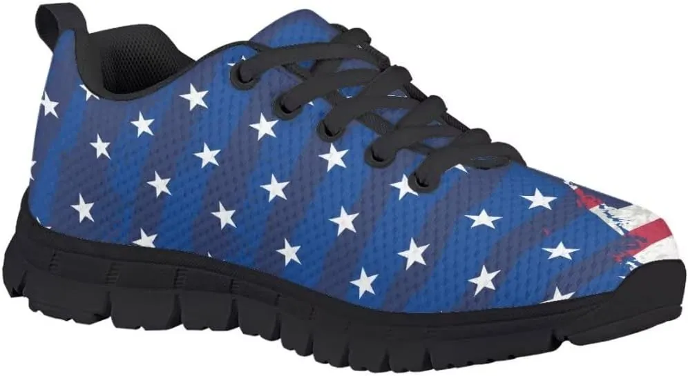 Dellukee Boys Girls Running Shoes Kids Fashion Cute Breathable Lightweight Mesh Athletic Tennis Sneakers