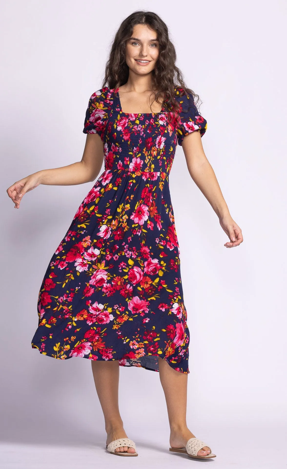 Francesca Dress- Blue