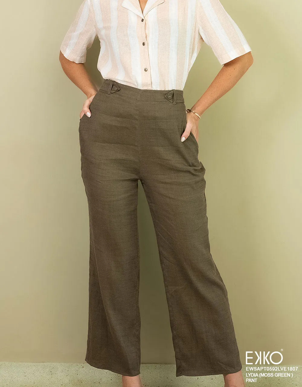 Lydia Pant - Linen Blend