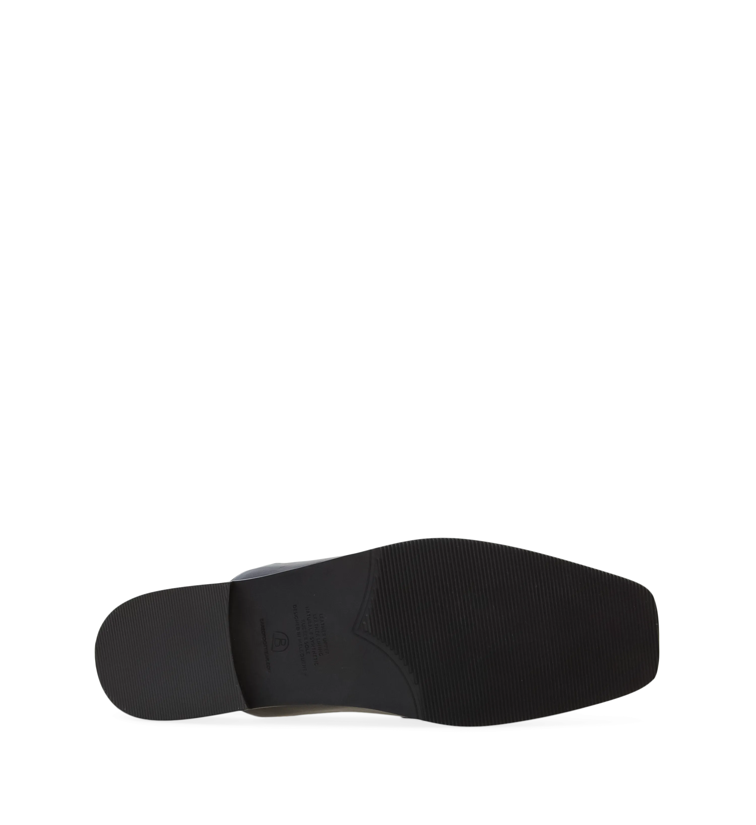 Macaw Black Leather Loafers