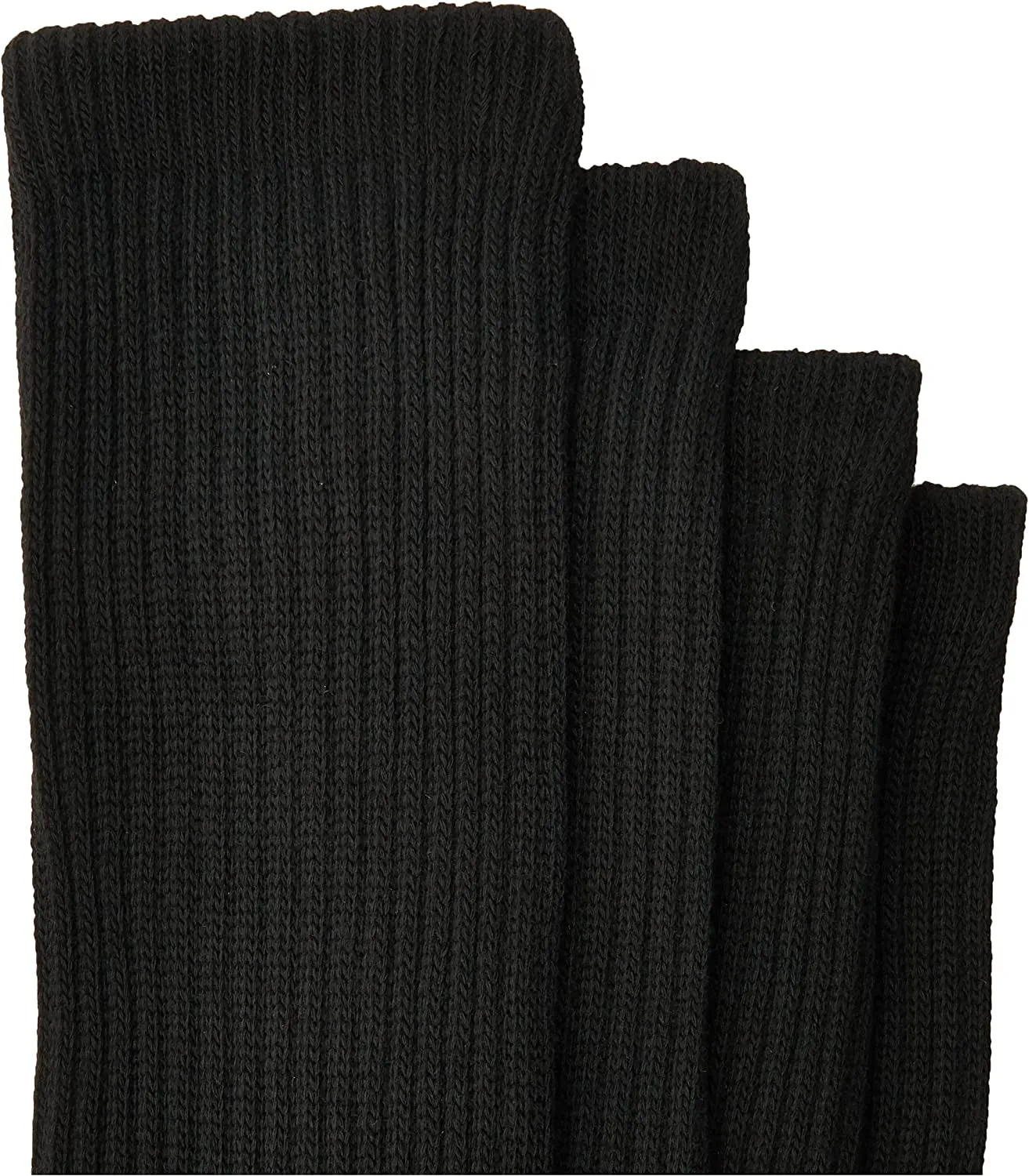 Men's Polyester Half Cushion Crew Socks, 12-Pairs