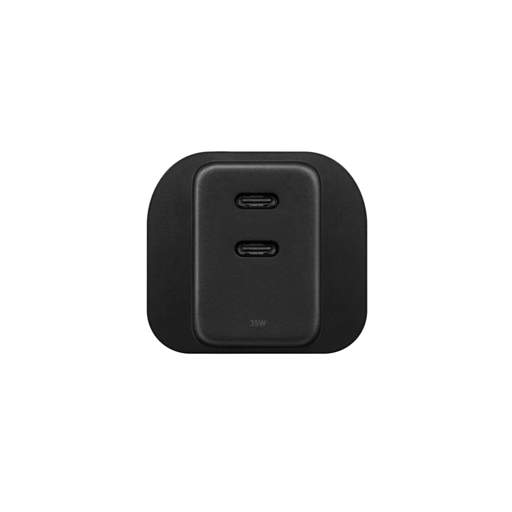 NATIVE UNION Fast GaN Charger PD 35W 2x USB-C Charger Multi Plug - Black