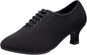 ONAIC Latin Dance Shoes for Womens Salsa Dress Shoes Teaching Practice Dancing Sneakers Lightweight Non -Slip 3CM Heel