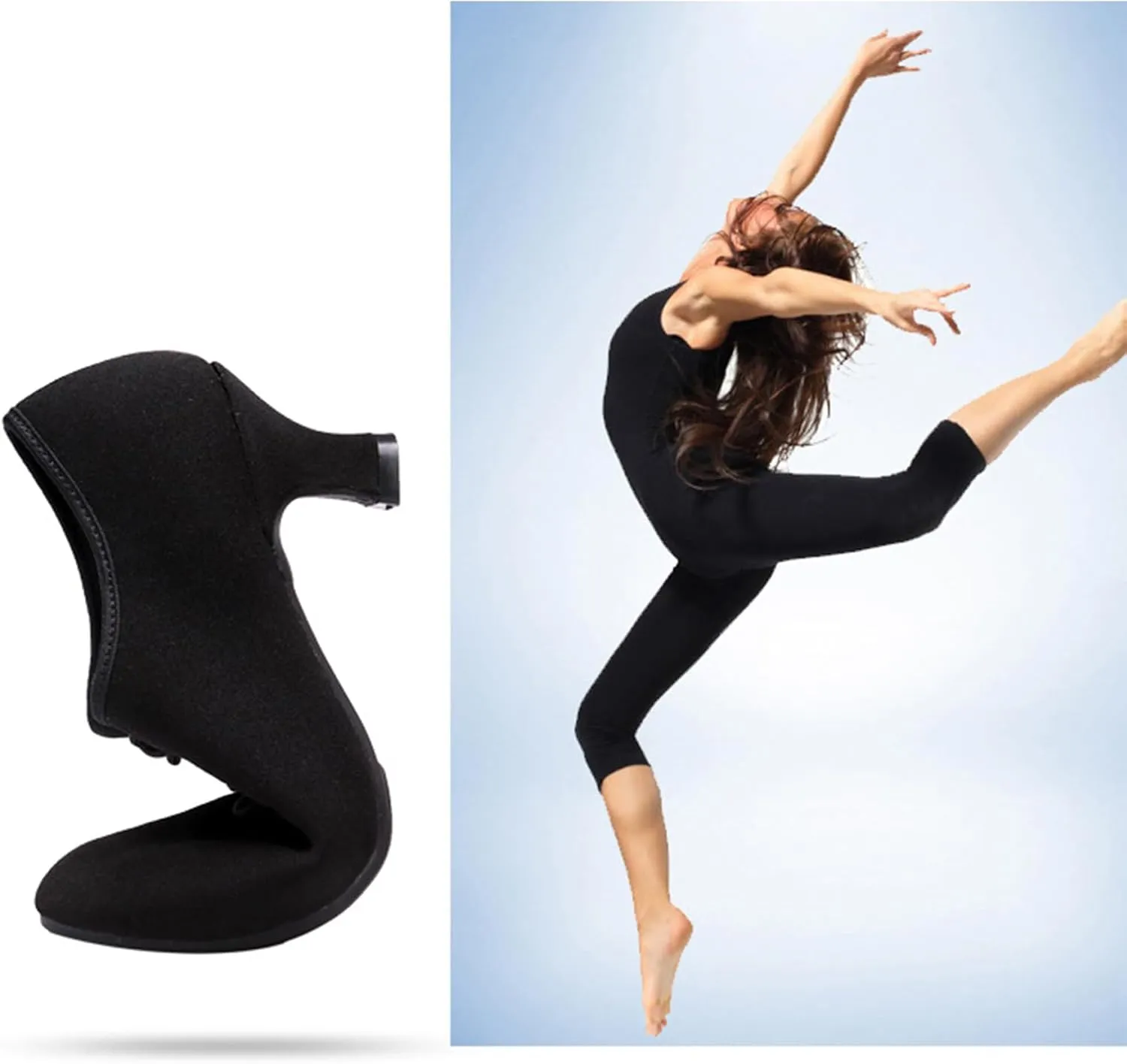 ONAIC Latin Dance Shoes for Womens Salsa Dress Shoes Teaching Practice Dancing Sneakers Lightweight Non -Slip 3CM Heel