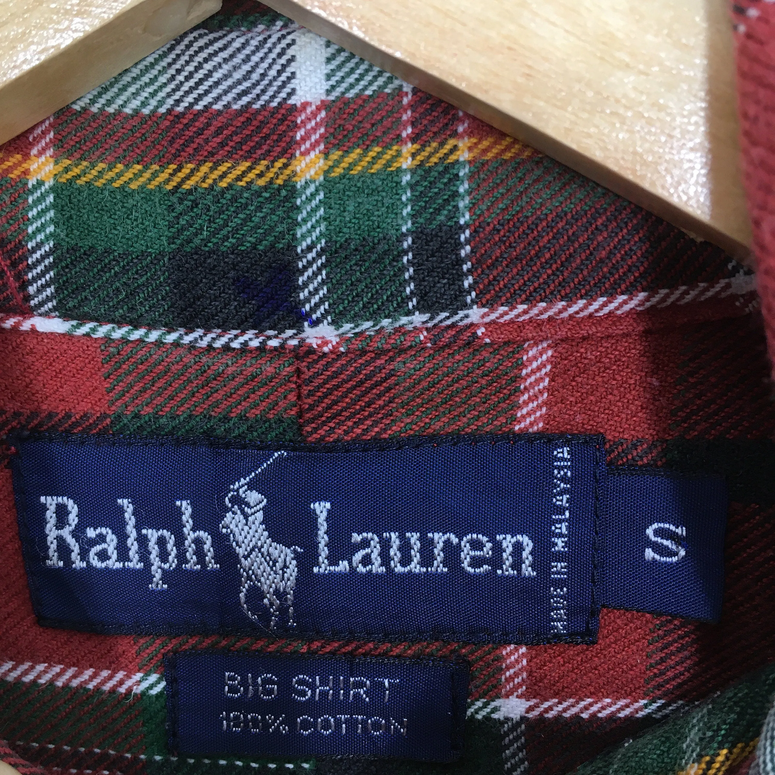Polo Ralph Lauren Checkered Flannel Shirt Large