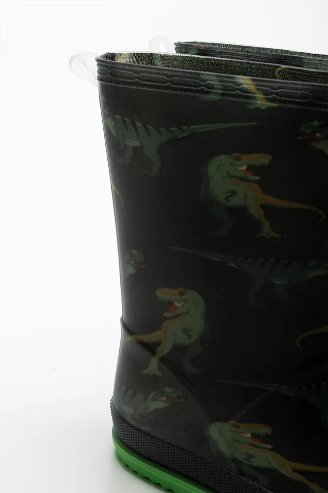 Rain Boot Dark Green