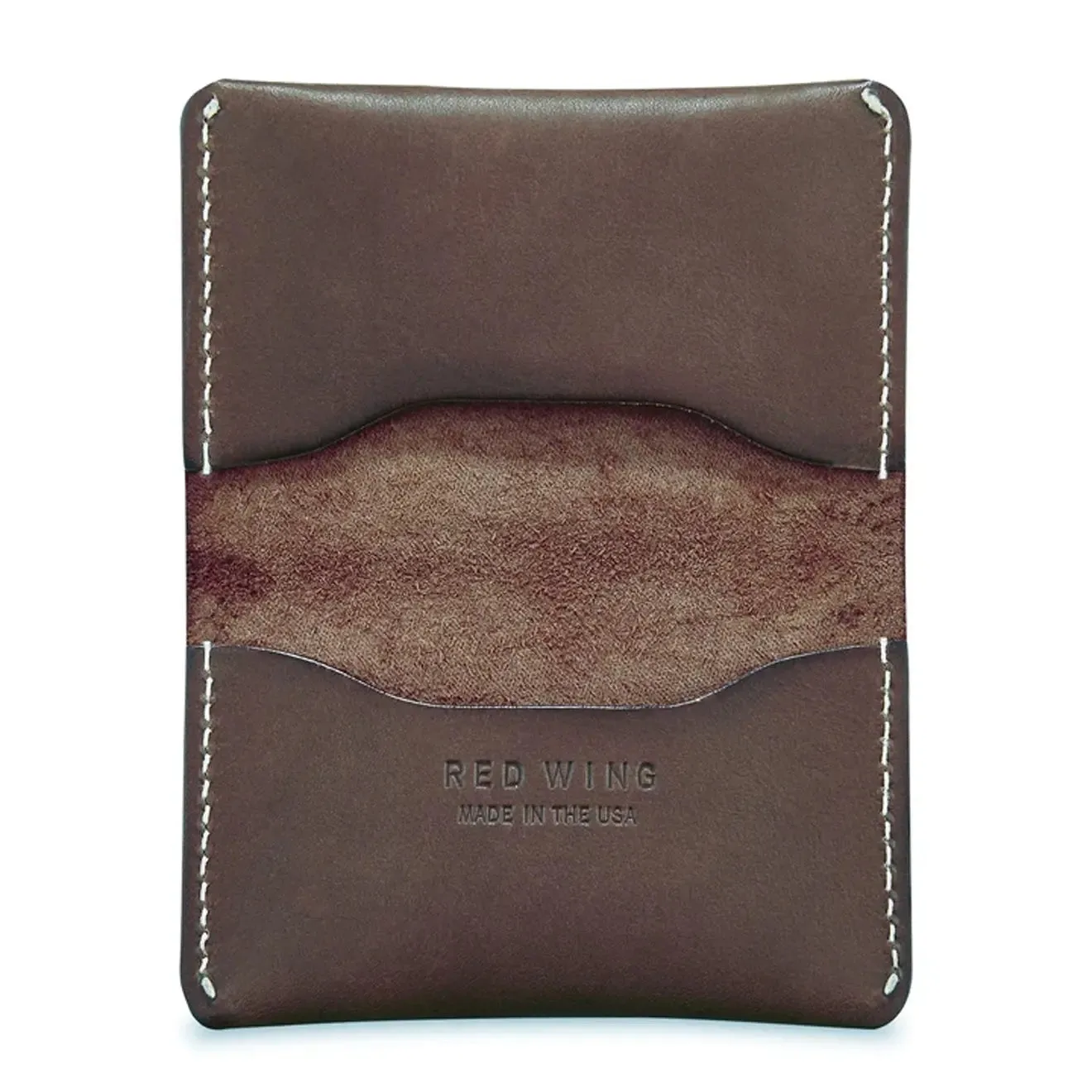 Red Wing Card Holder Wallet Amber Frontier