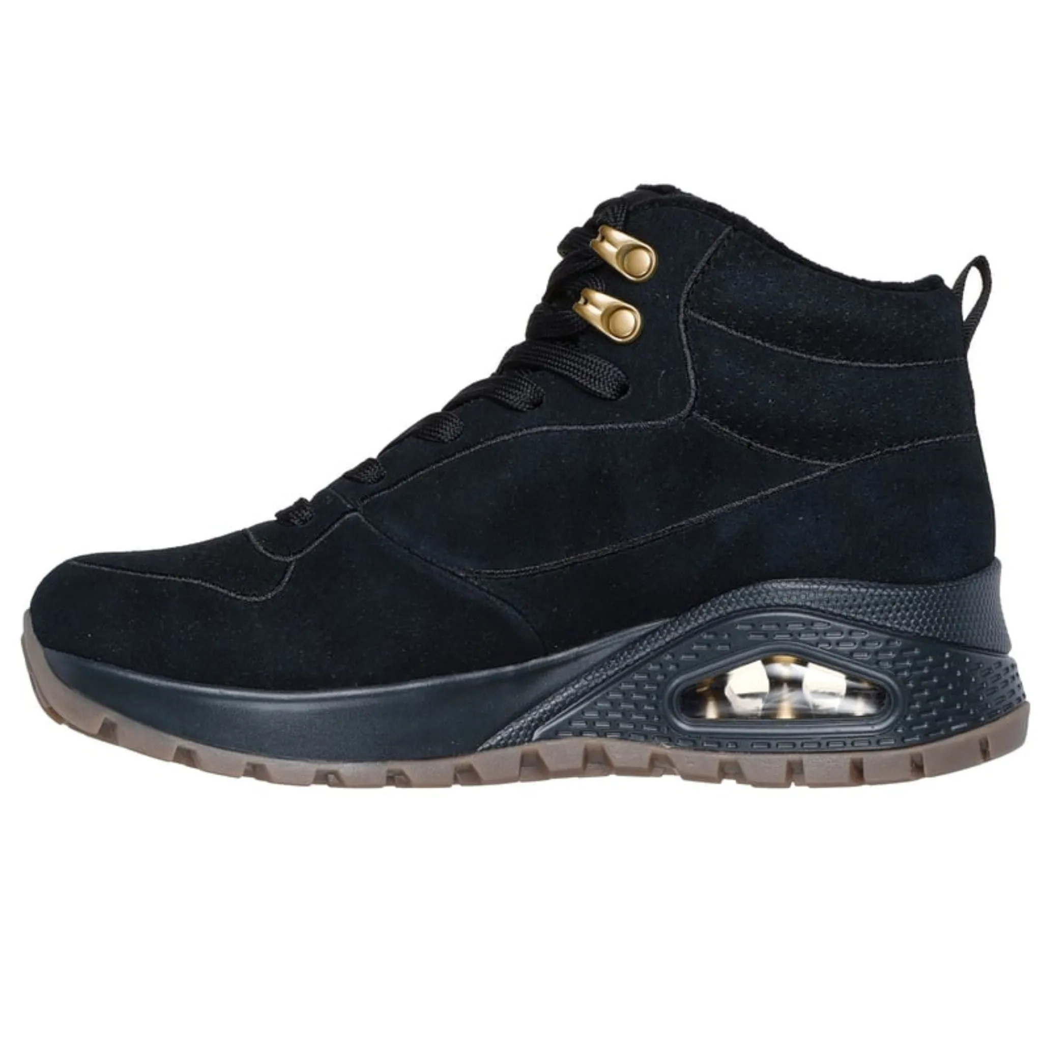 Skechers Women's 177174 Uno Rugged - Glamorous Terrain Black Casual Shoes