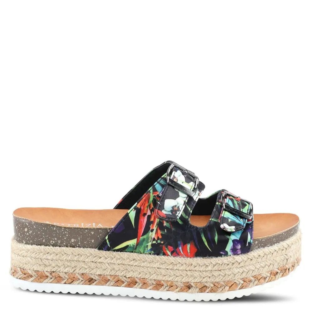 Spring Step Shoes Patrizia Jyothi Women's Tropical Print Slide Sandals