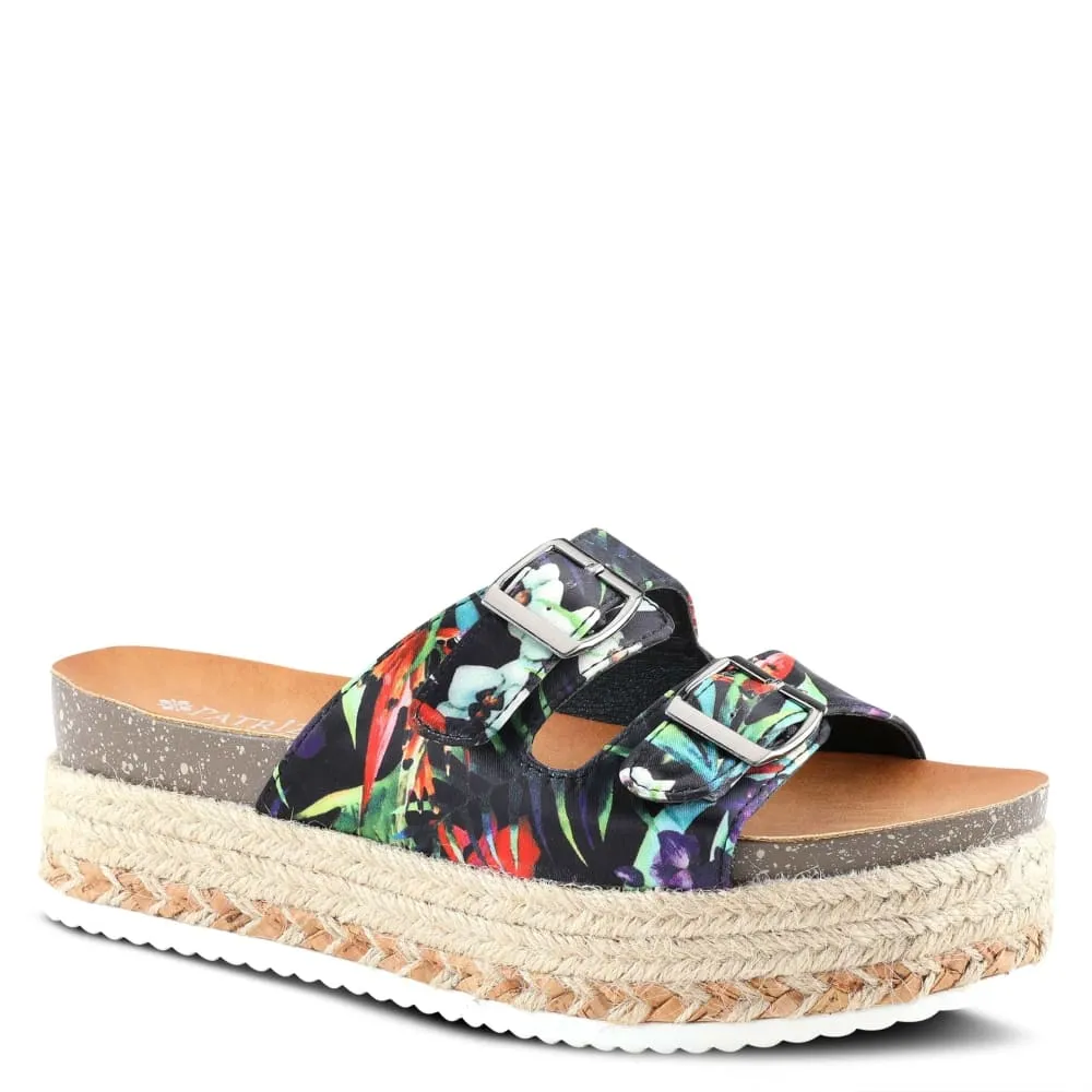 Spring Step Shoes Patrizia Jyothi Women's Tropical Print Slide Sandals