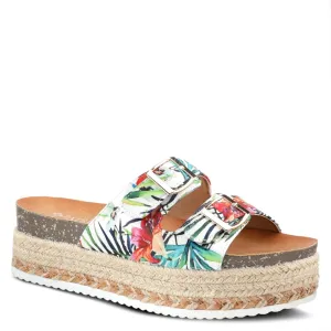 Spring Step Shoes Patrizia Jyothi Women's Tropical Print Slide Sandals