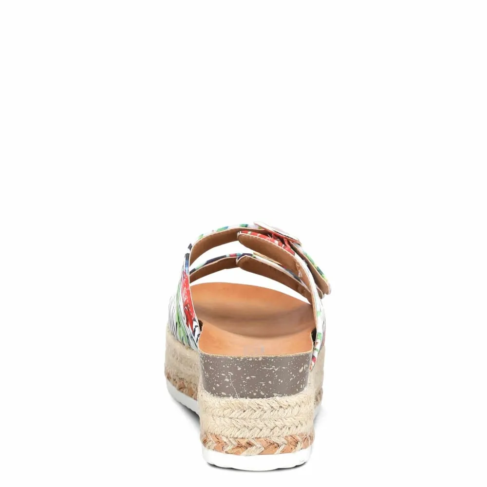 Spring Step Shoes Patrizia Jyothi Women's Tropical Print Slide Sandals