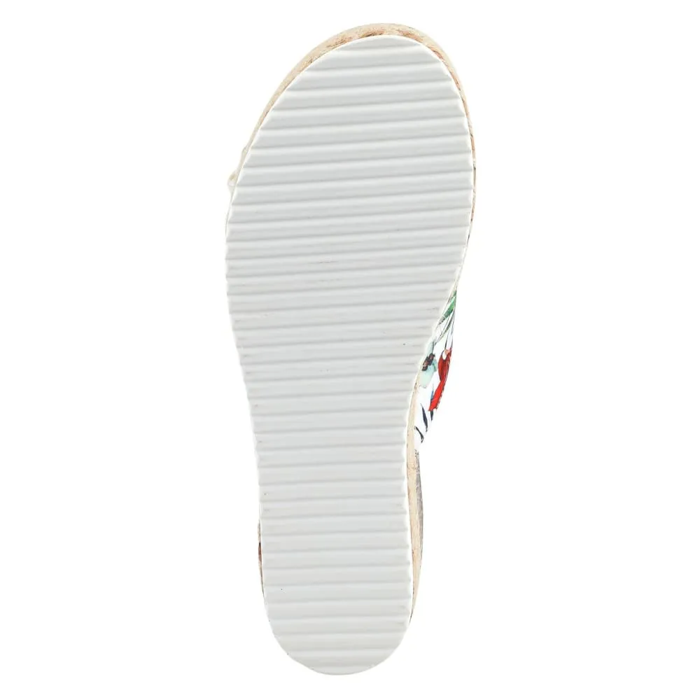 Spring Step Shoes Patrizia Jyothi Women's Tropical Print Slide Sandals