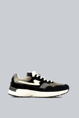 STEPNEY WORKERS CLUB AMIEL S-STRIKE BLACK GREY