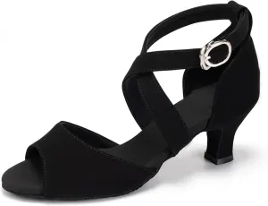 SWDZM Ballroom Dance Shoes Latin Salsa Tango Professional Performance Practice Dancing Shoes,Model FT095