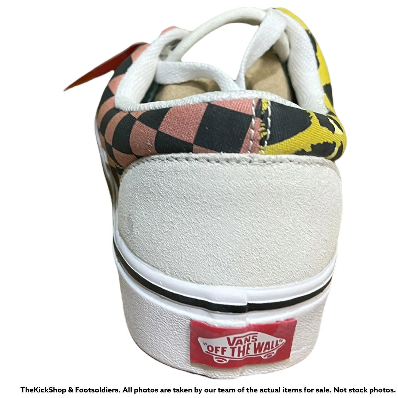 VN0A3WM91PC1 VANS Comfycush Era Mixed Media (White) Men Size 6 | Women Size 7.5