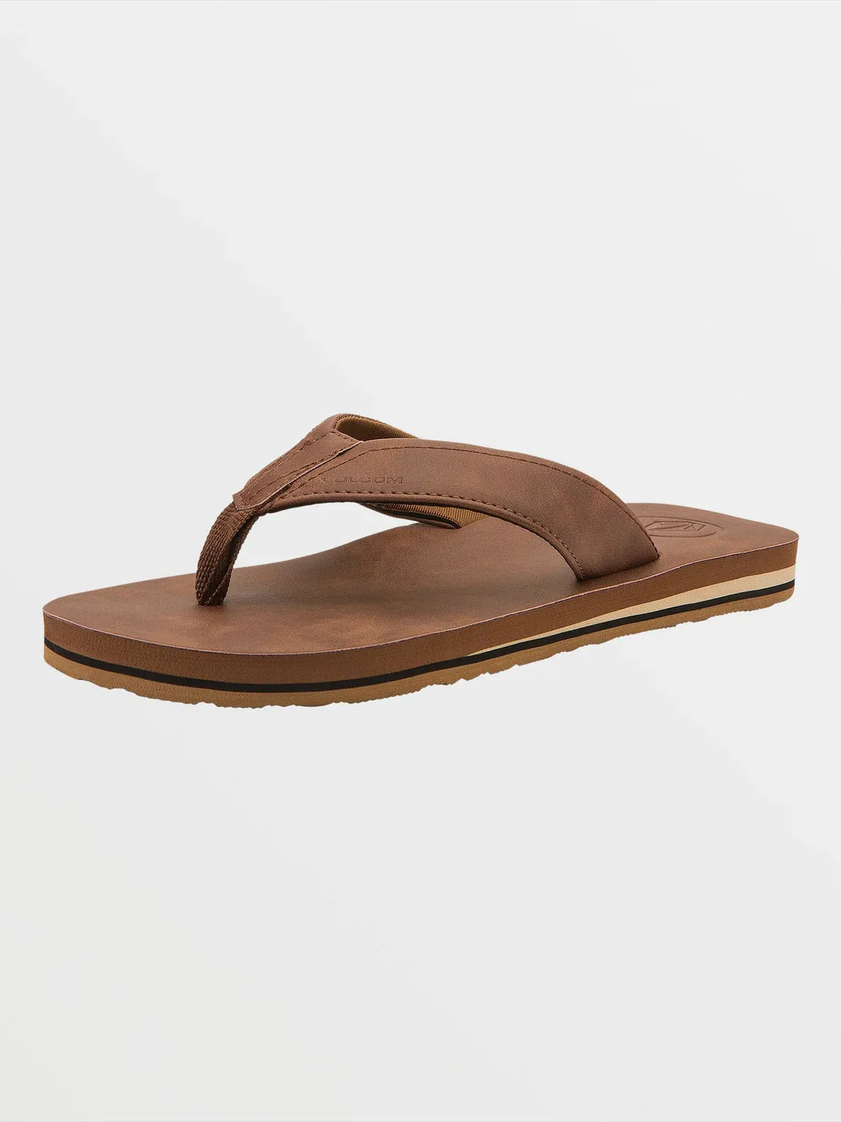 VOLCOM MEN'S VICTOR LX SANDALS - BROWN