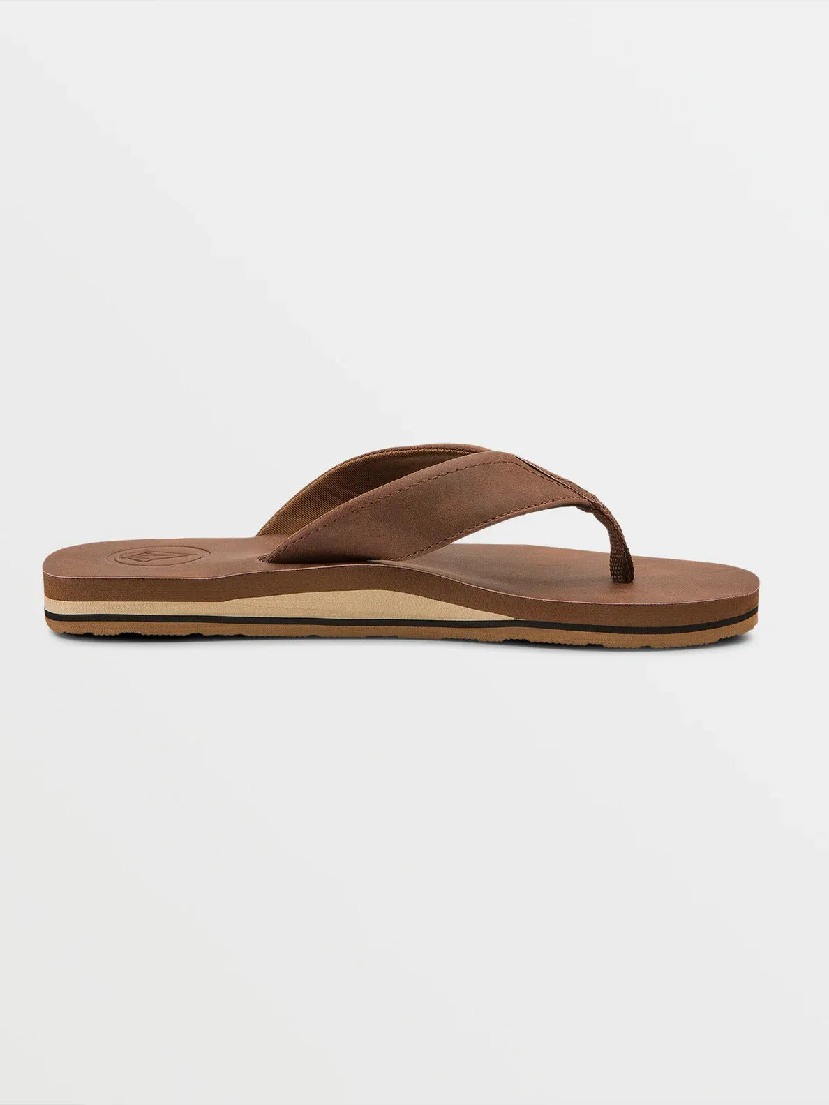 VOLCOM MEN'S VICTOR LX SANDALS - BROWN