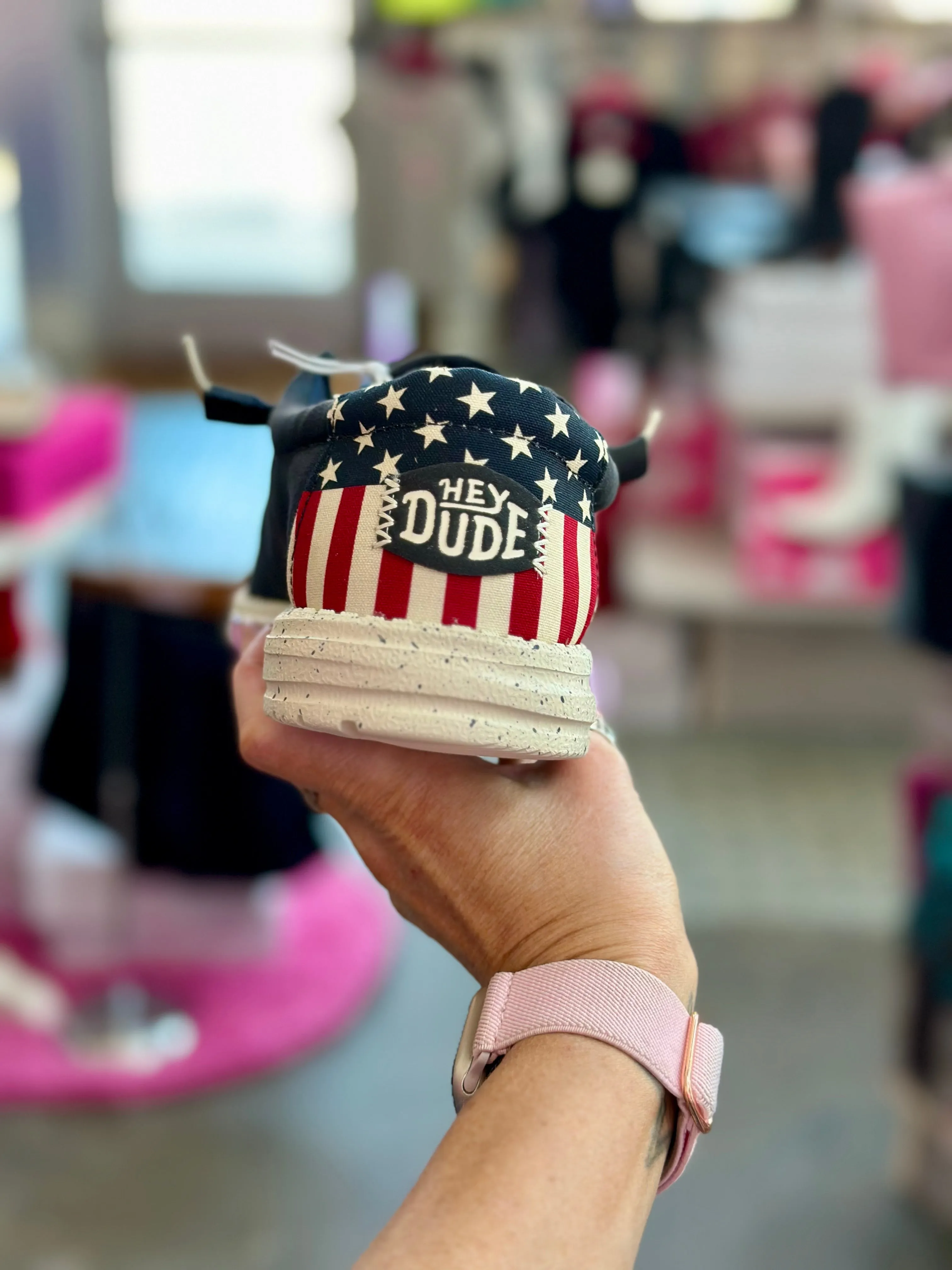 Wally Americana-NVY/WHT