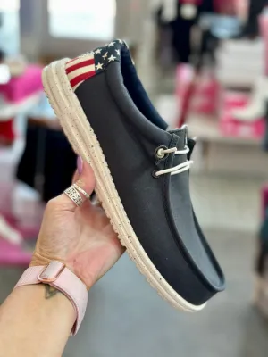 Wally Americana-NVY/WHT