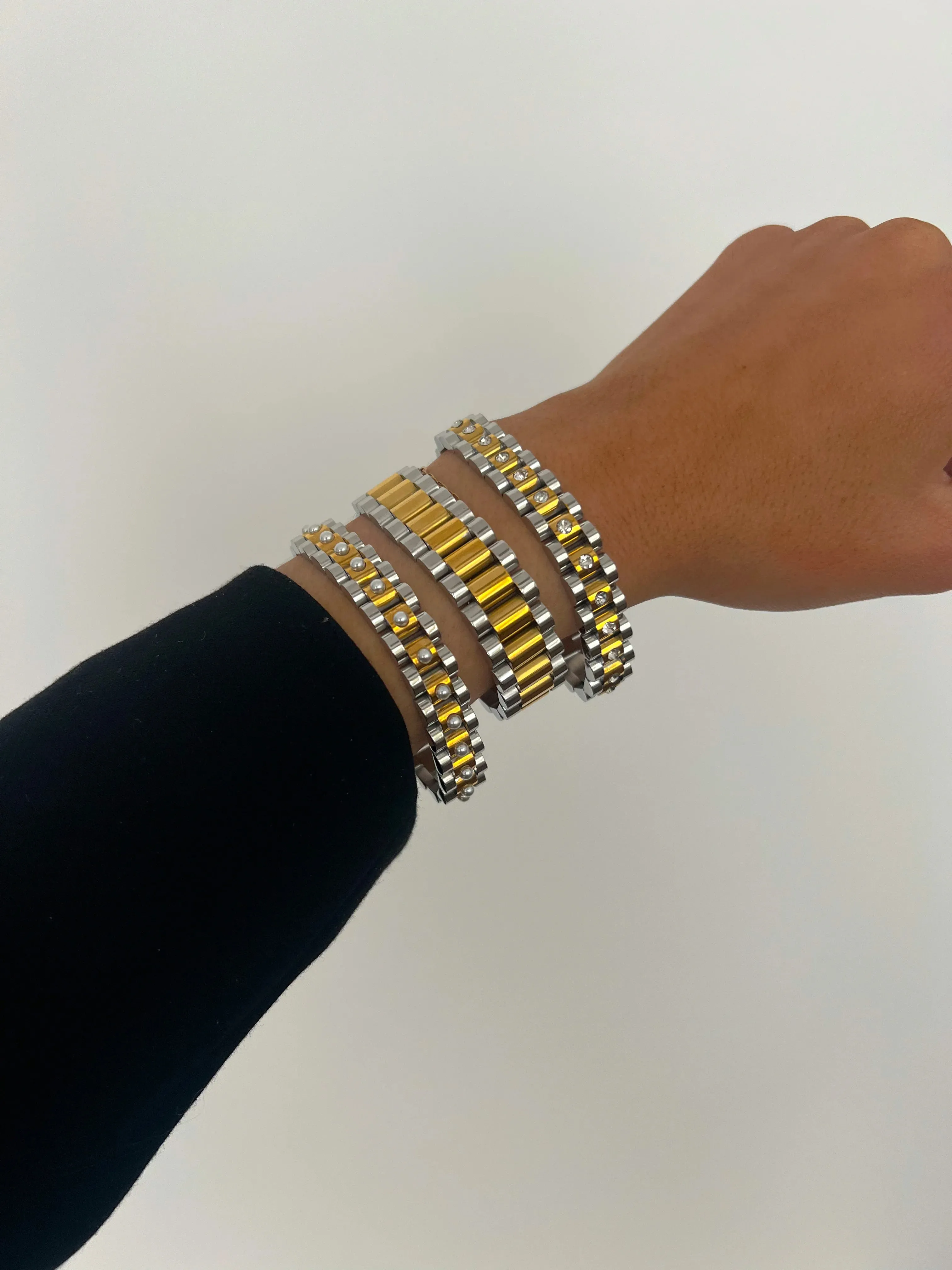 Watch Band Link Bracelet - Water Resistant