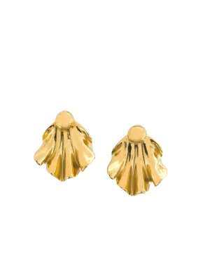 Wavy Seashell Earrings Water Resistant