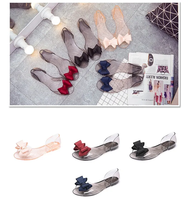 Women Butterfly-knot Flat Sandals