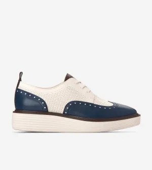 Women's ØriginalGrand Platform Wingtip Oxfords